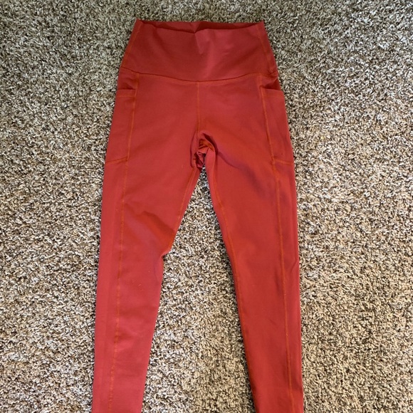 Buffbunny Collection Pants - SALE BUFF BUNNY RED HIGH WAISTED XS